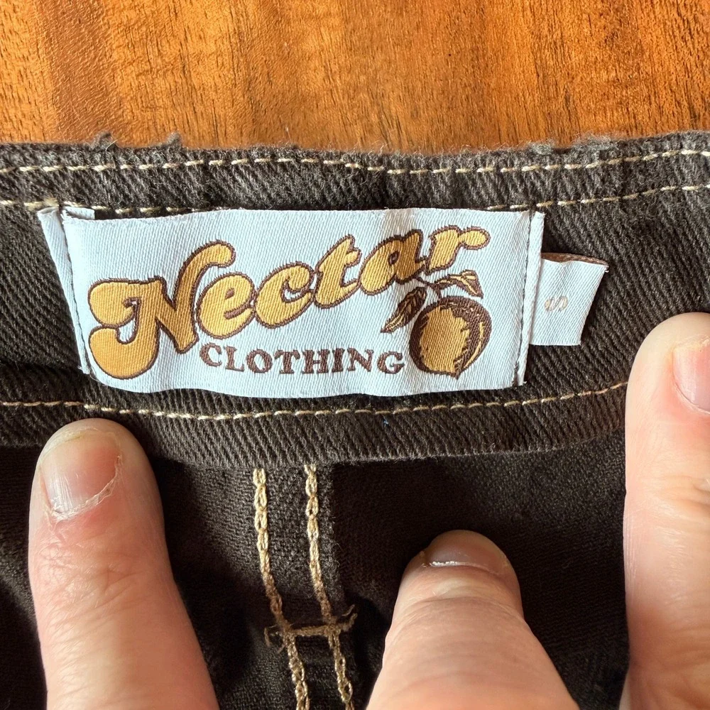 Nectar Clothing Women's Brown Micro Mini Skirt‎ Size S